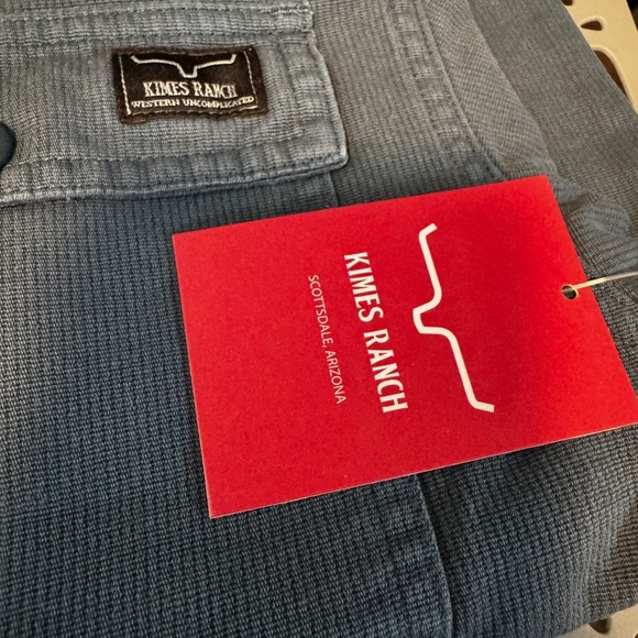 Kimes Ranch Rough Stock Jacket Mens XL Blue Chor Barn Landman Cowboy Western NEW - Picture 7 of 13